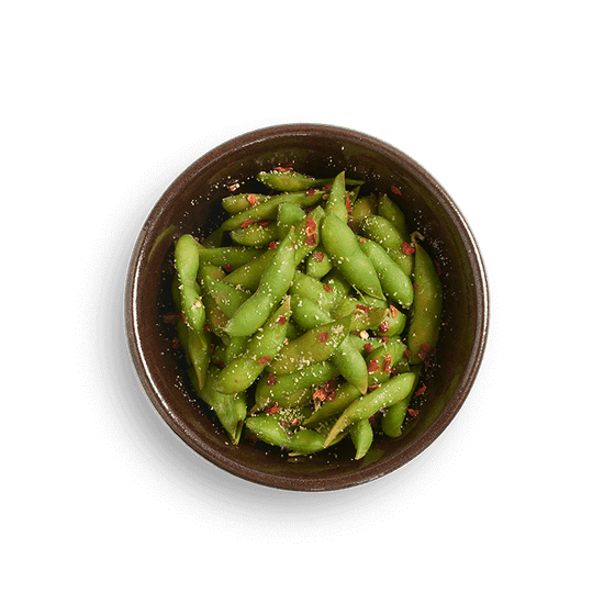 Wagamama Edamame with chilli + Garlic salt