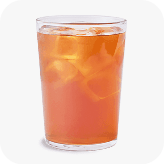 Wagamama Peach iced tea