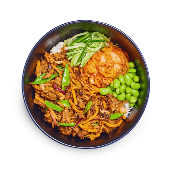 Pulled Shiitake Donburi