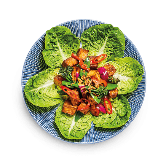 Sweet Chilli Salad with Firm Tofu