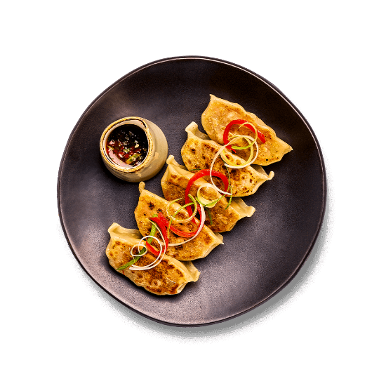 Beef and Kimchee Gyoza 