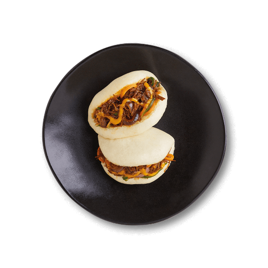  Korean Barbecue Brisket Bao Buns