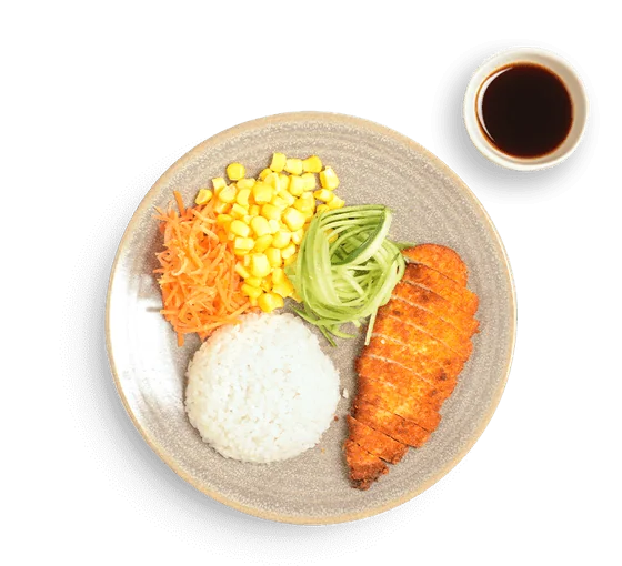 Wagamama mini chicken katsu with amai sauce