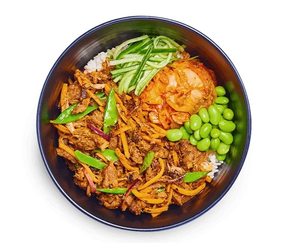 Pulled Shiitake Donburi