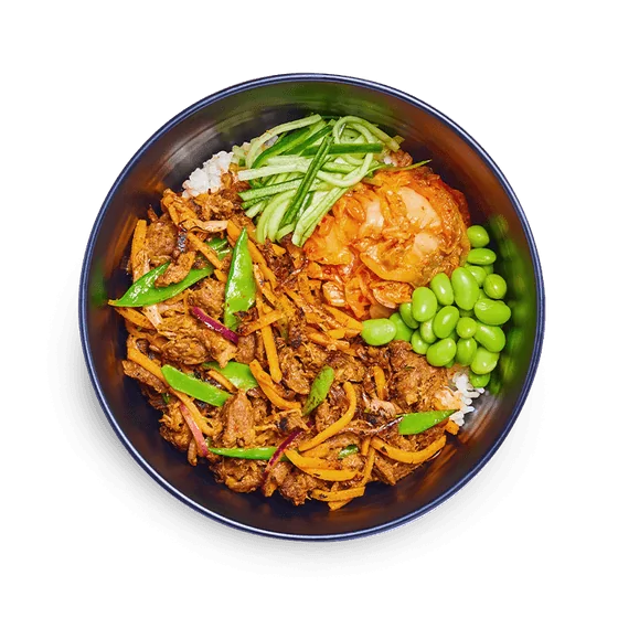 Pulled Shiitake Donburi