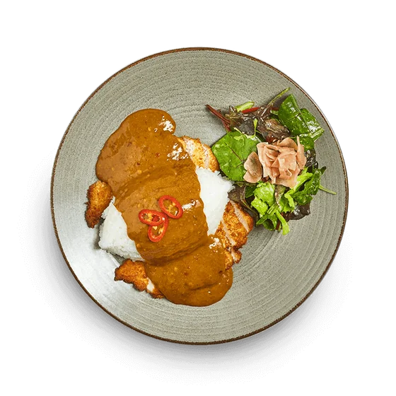 hot chicken katsu curry