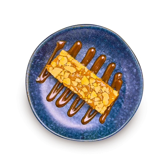 miso caramel banana bread (v)