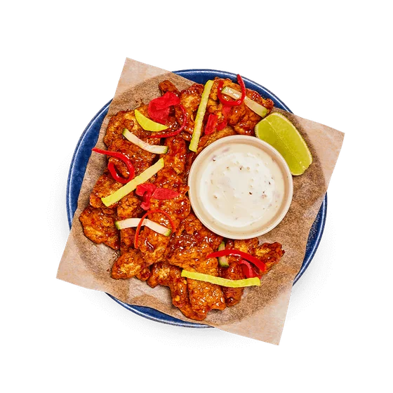 Vegan Chicken with Firecracker