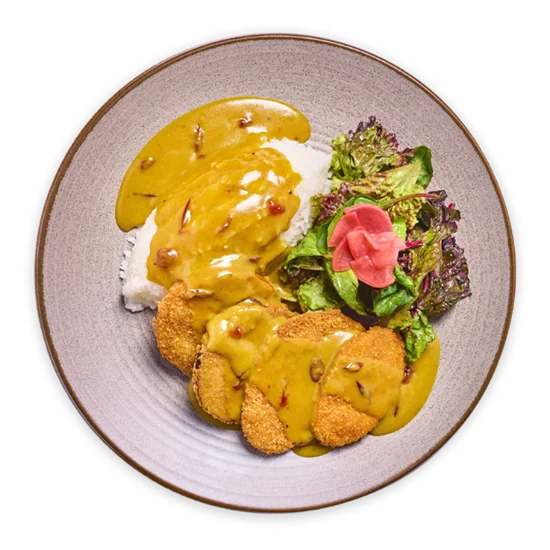 yasai cranberry katsu curry