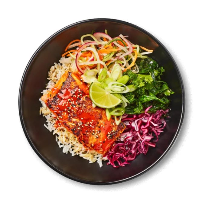 Wagamama gochujang salmon rice bowl